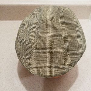 Bio- Domes Headgear men's green and tan plaid hat